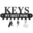 thumbnail image 1 of Lunfar Black Design Wall Key Holder | Wall Key Hook | Decorative Key Box | Wall Key Hanger - Wall Key Storage Decoration for Home, Entrance, Office, Kitchen, 1 of 5