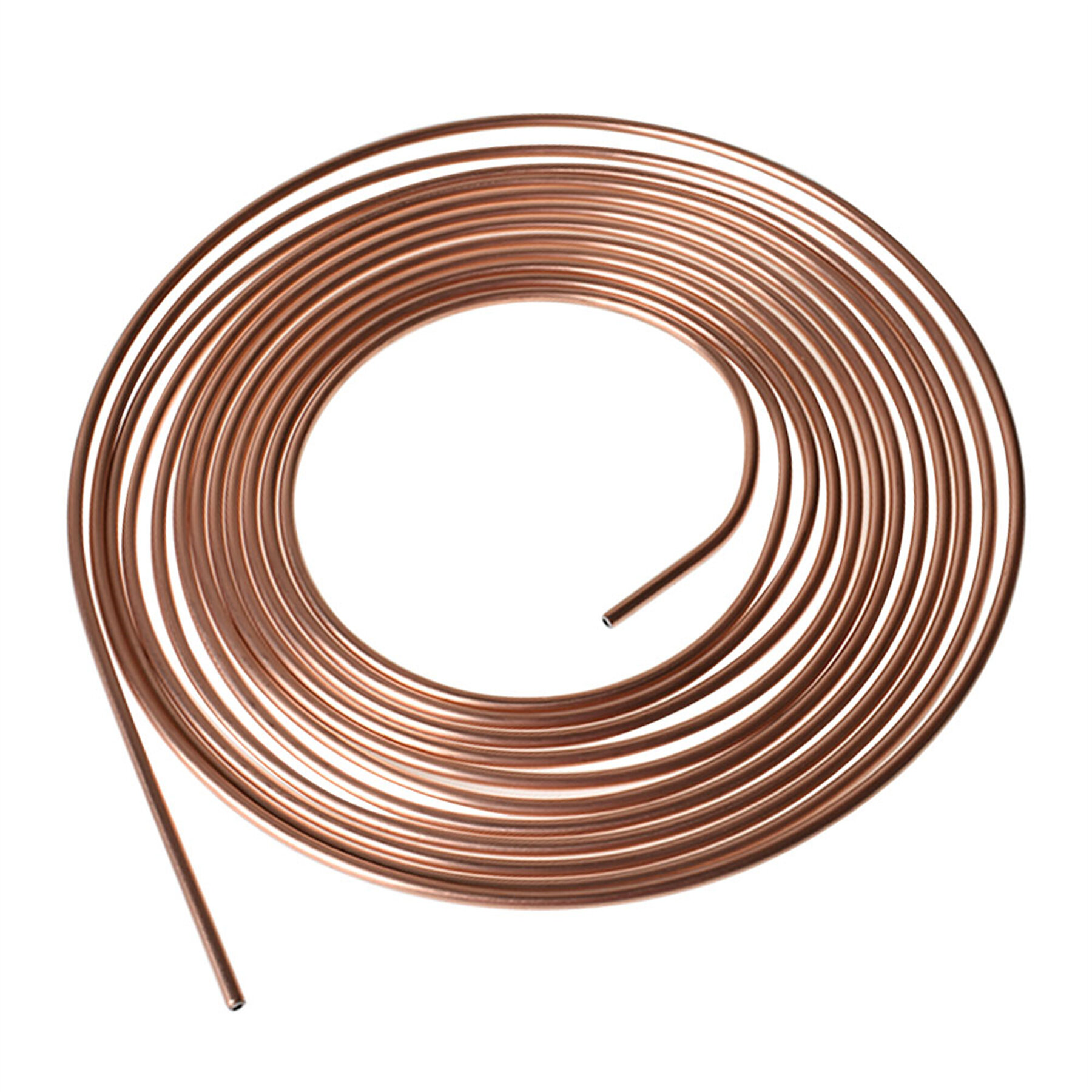 Labwork Universal Brake Line Tubing Kit – 25 Ft Of 3/16" & 1/4" With Fittings, Zinc Plated Steel