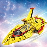 492pcs Heroes Ultraman Tiga Building Block Guts Wing Victory Flying Swallow Fighter Assembly Bricks Toys For Children Gifts