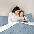 thumbnail image 5 of Manfei Dreamy Princess Bows 7pcs Queen Bedding,Cartoon Bowtie Ribbon Bedding Comforter Set Queen,Reversible, 5 of 7
