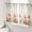 Off-white, variant on Sheer Curtains 54 Inch Length 2 Panels Set for Kitchen, Red Poppy Semi Sheer Curtains for Windows, Spring Farmhouse Country Flower Leaf Plant Voile Window Treatments Rod Pocket Curtain