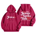 thumbnail image 1 of EHQJNJ Sweat à Capuche Graphique pour Femmes, Décontracté, Imprimé Lettre, Noir, Tendance, 1 of 5