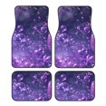 thumbnail image 1 of Balery Purple Bubble Abstract Art Juego de 4 Alfombrillas para Auto, Revestimientos de Caucho Resistente, Diseño Antideslizante, 1 of 7
