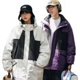 thumbnail image 2 of Chaqueta de carga impermeable tres en uno para hombre, abrigo con capucha a prueba de viento para deportes al aire libre, senderismo, Camping, escalada, pesca, chaquetas para hombre, 2 of 5