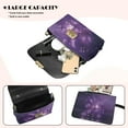 thumbnail image 4 of KUIFORTI Purple Butterfly Crossbody Bag for Women Trendy Hard-Wearing Small Shoulder Bag Ladies Handbag Leather Purse Shoulder Bags with Chain Strap for Work Shopping, 4 of 7