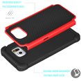 thumbnail image 4 of Galaxy S6 Case, Samsung Galaxy S6 Case, [Black] Rugged Rubber Plastic Impact Defender Slim Hard Case Cover Shell For Samsung Galaxy S6 S VI G9200 GS6 All Carriers, 4 of 4