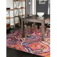 thumbnail image 4 of Unique Loom Estrella Collection Area Rug - Magnolia (7' 1" x 10' Rectangle Multi/Black), 4 of 7