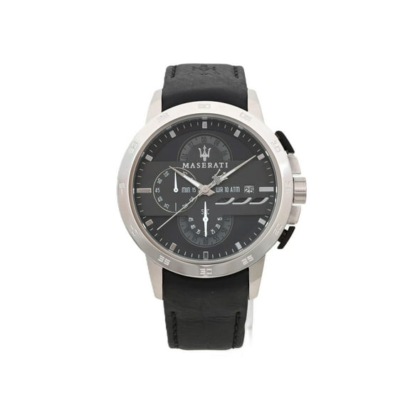 New Maserati Ingegno 45 mm Stainless Steel Black Dial Men's Watch R8871619004