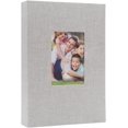 thumbnail image 1 of shiyou-Photo Album 4x6 with 300 Pockets and Writing Space, Linen Cover with Front Window Album Photo for Family, Wedding, Travel, Vacation Pictures (Gray), 1 of 4