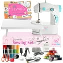 48-Piece CraftBud Dual Speed Portable Sewing Machine Kit