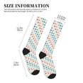 thumbnail image 4 of Pofeuu Colorful Geometric Print Compression Socks for Women & Men Circulation - Best Support for Nurses,Running,Athletic,Sports, 4 of 7