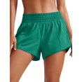 thumbnail image 1 of Shorts CRZ YOGA Cascadia Verde Alto Cintura Secado Rápido XL, 1 of 4