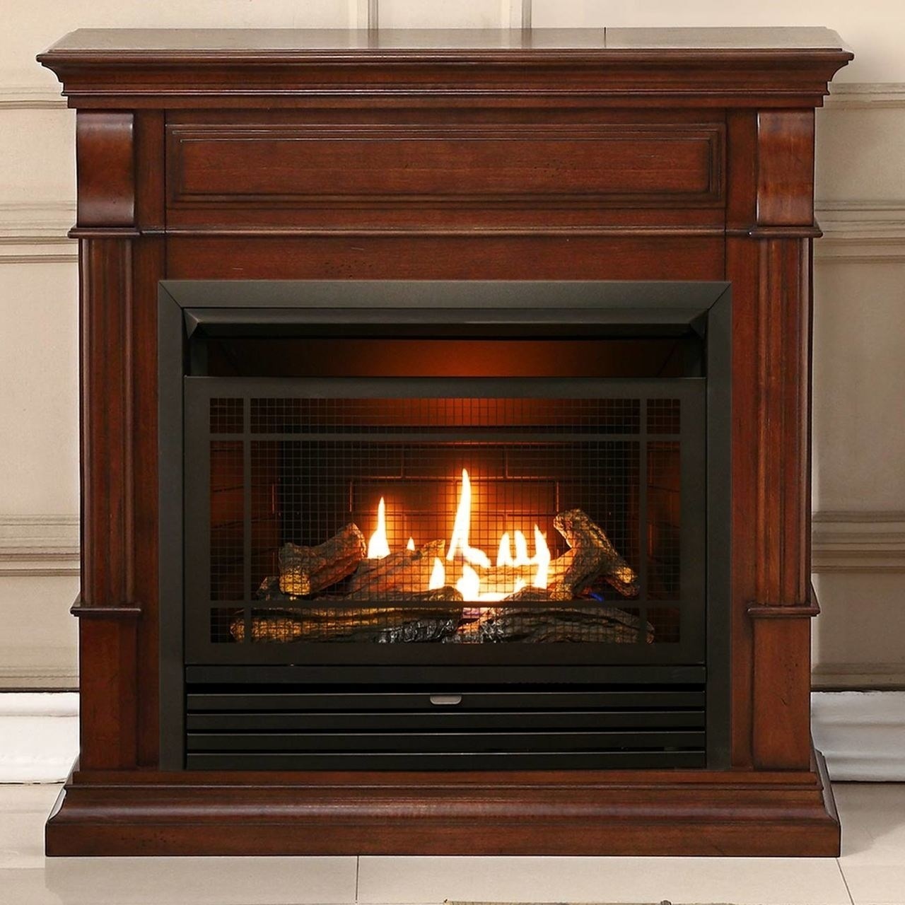 Duluth Dual Fuel Ventless Gas Fireplace 26,000 BTU, TStat