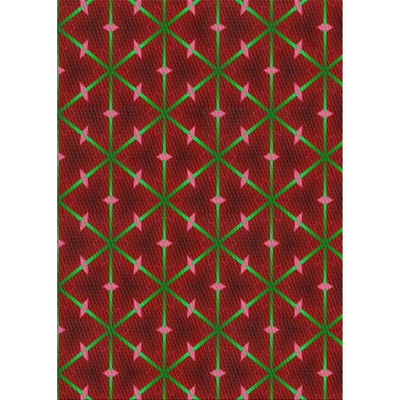 Ahgly Company Indoor Rectangle Patterned Brown Novelty Area Rugs, 5' x 8'