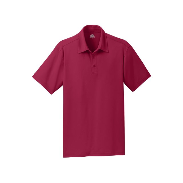 Gravity Outdoor Co. Mens Dimension Polo T-Shirt - Red Rush - 2X-Large