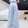 thumbnail image 7 of OGLCCG Girls Wide Leg Pants Loose Fit Elastic Waist Bow Pants Casual Flowy Trousers with Pockets 5-15 Years, 7 of 7
