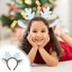 thumbnail image 1 of Diadema con orejas de ciervo de nieve para Navidad con broche para el cabello, 1 of 5