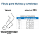 thumbnail image 2 of Férula Ortopédica P/ Muñeca Y Antebrazo Pediatrica E03 Tynor, 2 of 2