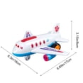 thumbnail image 6 of Kids Airplane Toys, Friction Powered Toddler Toy Airplane with Colorful LED Flashing Light, Gift for Boys Girls Ages 3-12, 6 of 6