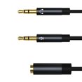 thumbnail image 2 of 2 in 1 3.5mm Y Splitter Anti-interference Headphone Computer Audio Converter, 2 of 7