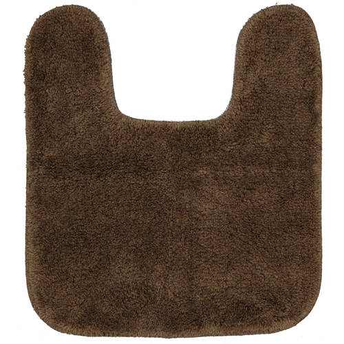 Mainstays Performance Nylon Bath Rug, Acorn, 19.5" x 22" Contour