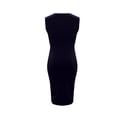 thumbnail image 5 of HOMBOM Womens Midi Dresses Summer Cocktail Sheath Navy Party Slim Comfort Sleeveless Elegant Bodycon Dress for Women Square Neck, 5 of 6