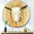 thumbnail image 3 of Designart 'His southwest bones' Glam Metal Circle Wall Art, 3 of 3
