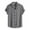 D-Black, variant on 2025 Men Spring Summer Printed Type N Turndown Collar Casual Short Stage Clothes Musicians Sleeve Shirt Man Romper Mens Crotch Shirt Large Short