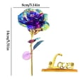 thumbnail image 4 of LED Rose Light Up Flower, Artificial Flower with Glittering Petals, Romantic Valentine's Day Gift for Her, Home Decor, Party Decoration, Battery Operated Gift for Girlfriend, Wife, Anniversary, 4 of 9