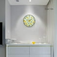 thumbnail image 3 of Dreamtimes Oranges Lemons Pattern Wall Clock Silent Non Ticking 12 Inch Round Easy to Read for Home Office School Clock, 3 of 7