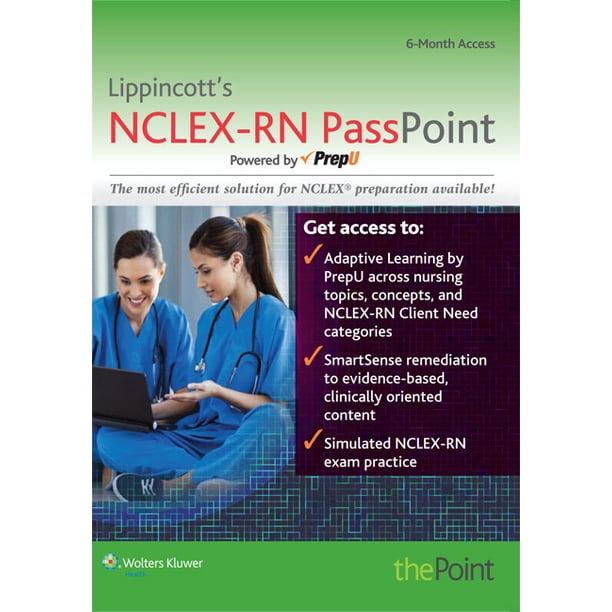 Lippincott's NCLEX-RN PassPoint : Powered by PrepU - Walmart.com