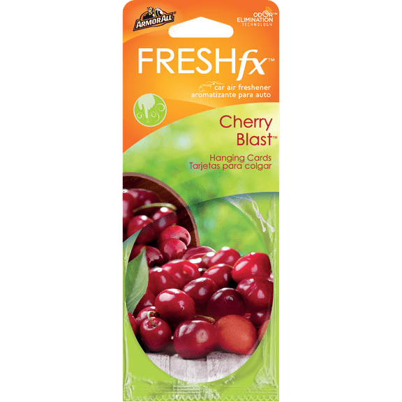 Armor All® FRESHfx™ Car Air Freshener Hanging Card – Cherry Blast™ Scent (3 count)