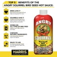 Harris 8 oz. Angry Squirrel Spicy Pepper Bird Seed Hot Sauce, Squirrel
