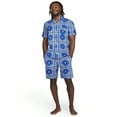 thumbnail image 5 of Dogg Supply by Snoop Dogg Men's Print Notch Collar Shirt and Shorts Pajama Set, 2-Piece, 5 of 5