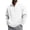 White #367, variant on Men's Quarter Zip Sweatshirt Stand Collar Pullover Top with Kangaroo Pocket Relaxed Casual Fall Sweatshirts