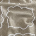 thumbnail image 4 of Elrene Home Fashions Valian Lattice Embroidered Blackout Window Curtain Panel, Set of 2, Tan, 37" x 84", 4 of 4