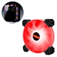 thumbnail image 4 of Alto flujo de aire 12cm LED RGB caja forma forma forma de ordenador Accesorios de ventilador de refrigeración, eficiente y estético - lámpara roja Luz roja Hugo Ventilador silencioso para computadora, 4 of 7