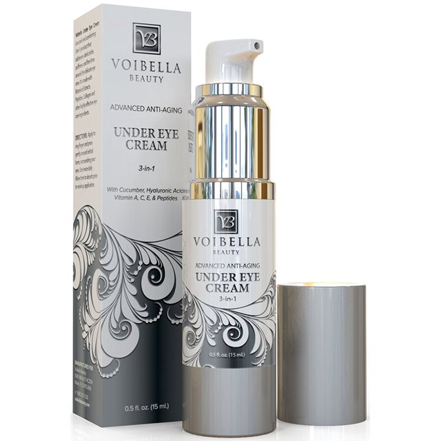 Crema antienvejecimiento debajo de los ojos, tratamiento 3 en 1 para ojeras, ojos hinchados, bolsas y arrugas, reafirmante, hidratante e hidratante, colágeno natural de pepino, ácido hialurónico, reti