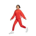 thumbnail image 2 of Tommy Hilfiger CLASSIC RED Big Kids Girls' Velour Raglan Hoodie, XL (16), 2 of 7