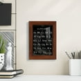 thumbnail image 6 of Alphabet Chart - Framed Print w/glass - Chestnut, 6 of 6