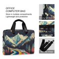 thumbnail image 4 of FORMRS 16" Laptop Bag Carrying Sleeve Case with Handle Travel Shoulder Briefcase, Evening Mountain Road, 4 of 8