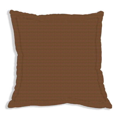 Patch Magic ESW257A Tan and Blue Plaid, Red Pink Line, Fabric Euro Shams 26 x 26 inch