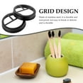 thumbnail image 2 of 2 Pcs Mason Jar Toothbrush Holder Lid Stainless Steel Regular Mouth Jar Lid, 2 of 6