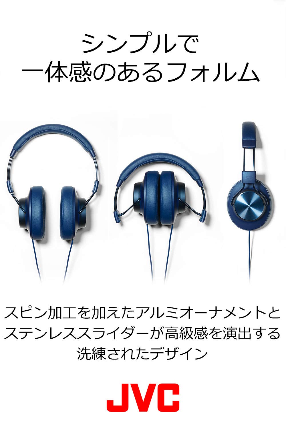 JVC sealed headphones SOLIDEGE/NW High-resolution compatible gray