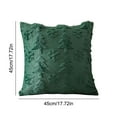 thumbnail image 4 of Fundas Almohada Felpa Suave Con Copo Nieve Y Navidad Color Verde, 4 of 6