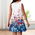 thumbnail image 6 of YOUYEDIAN Girls Dresses Size 10-12 Crew Neck Sleeveless Sundresses 2026 Summer Cute Floral Graphic Dress Flowy Plain Midi Dress,Blue 7-8 Years, 6 of 6