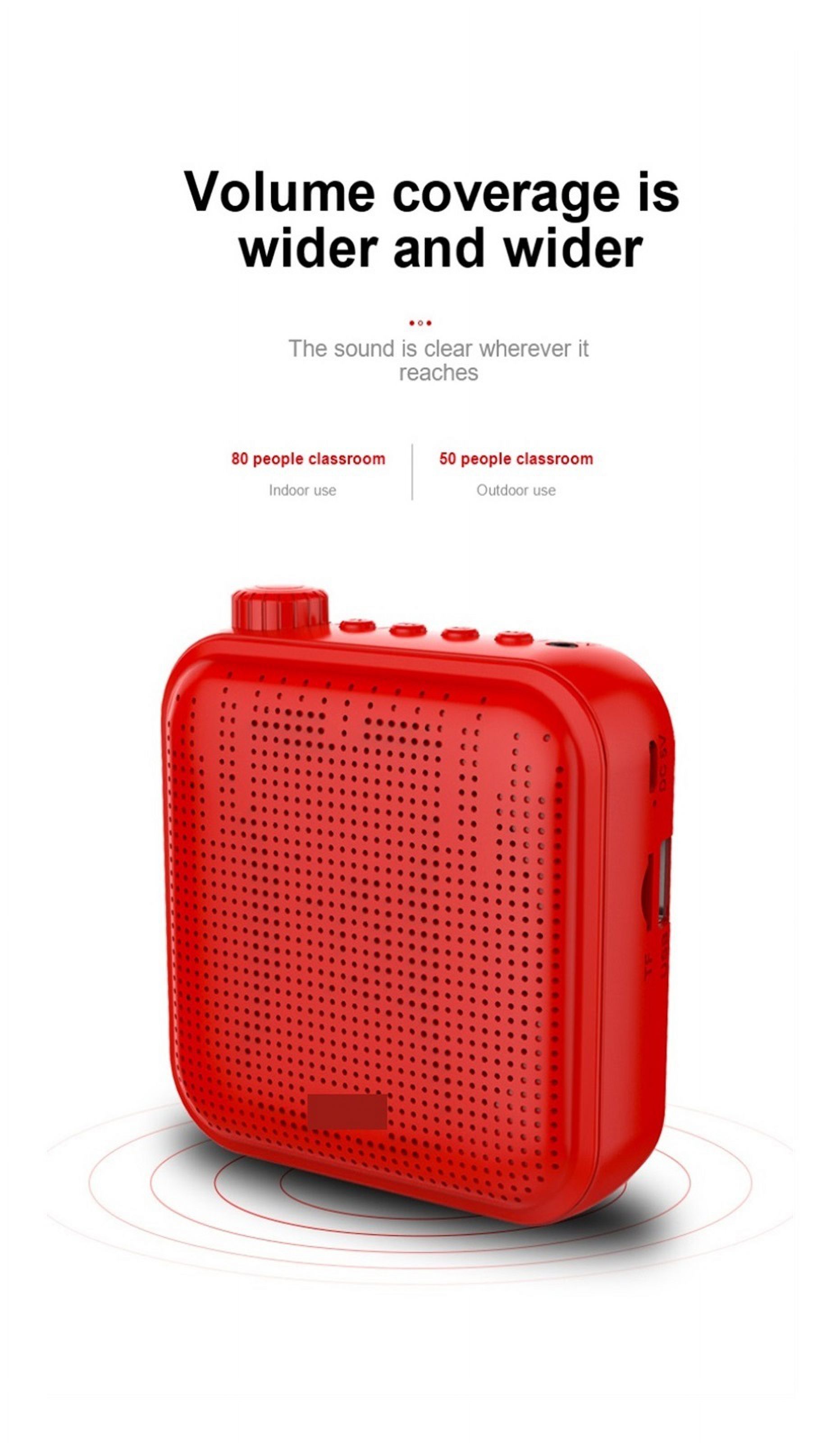 Megaphone Voice Amplifier Teacher Microphone Speaker 12W FM Recording With Mp3 Player FM Radio Recorder ,Easy to Operate