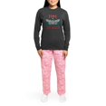 thumbnail image 4 of CafePress - Cicadas Time To Scream Loves Periodical Cicadas - Women's Long Sleeve Charcoal Gray Pajamas, 4 of 7