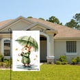 thumbnail image 2 of Amhnf Mouse With Umbrella In Rain Garden Flag For Home Outdoor Garden Yard Decor 12x18 inch, 2 of 5
