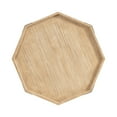 thumbnail image 4 of Kate and Laurel Occonor Two-Tone Octagon Coffee Table, 28 x 26 x 18, Natural Brown and Black, Transitional Mixed Materials Living Room Table with Resilient Wood Construction, 4 of 8